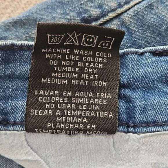 Waimea Jeans Men's Size W32 L32 Slim Fit Light Blue Moto Biker Y2K Style M4249DF - Picture 10 of 16